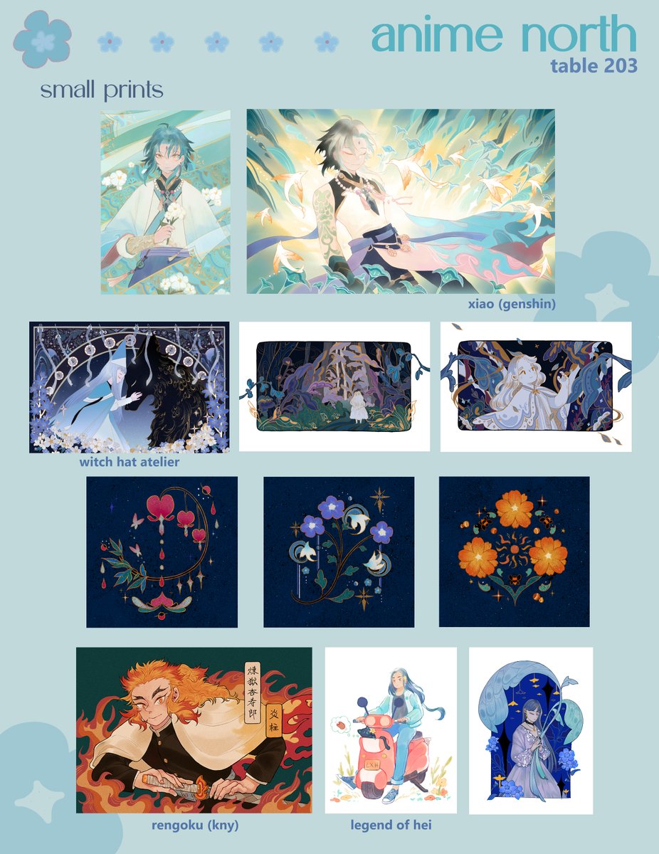 hello!!! next weekend I'll be at Anime North with my pal <a href="/kwakillu/">yeram</a> at table 203! Here's my print catalogue (+map location in the replies), pls come by and say hi!!! ✨
#animenorth2024