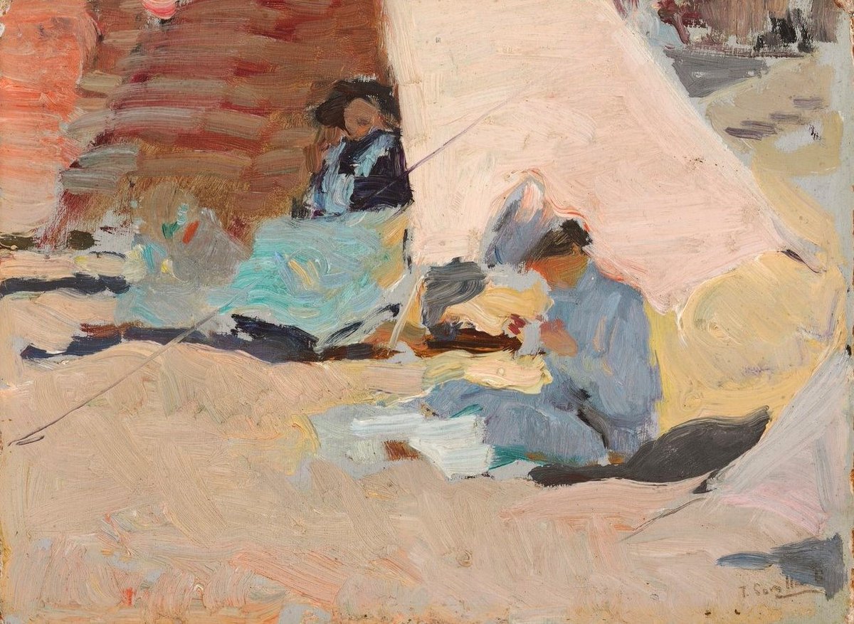 Laberintosarte's tweet photo. #ElSorolladeHoy

Título: La playa de Biarritz.
Año: 1906.
Medidas: 15,8 x 21,5cm.
Localización: Colección particular.
Periodo: Culminación (1900-1910) https://t.co/5j28tGAMXr
