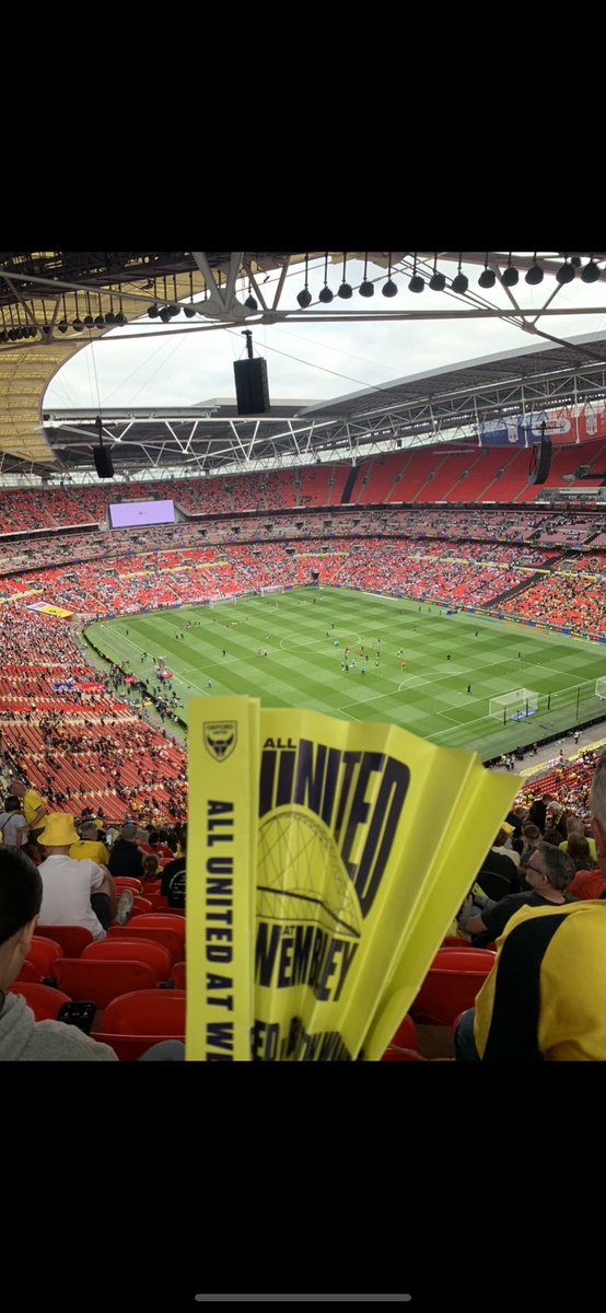 sammy7amy20's tweet photo. #saintsfc we have to get these on our seats for Wembley. I know it’s controversial but I went to watch Oxford today and the atmosphere was so much better than the Bolton end even about an hour before ko plus the DJ was pumping bangers as he is situated down the west end . https://t.co/tIGst0PQMO