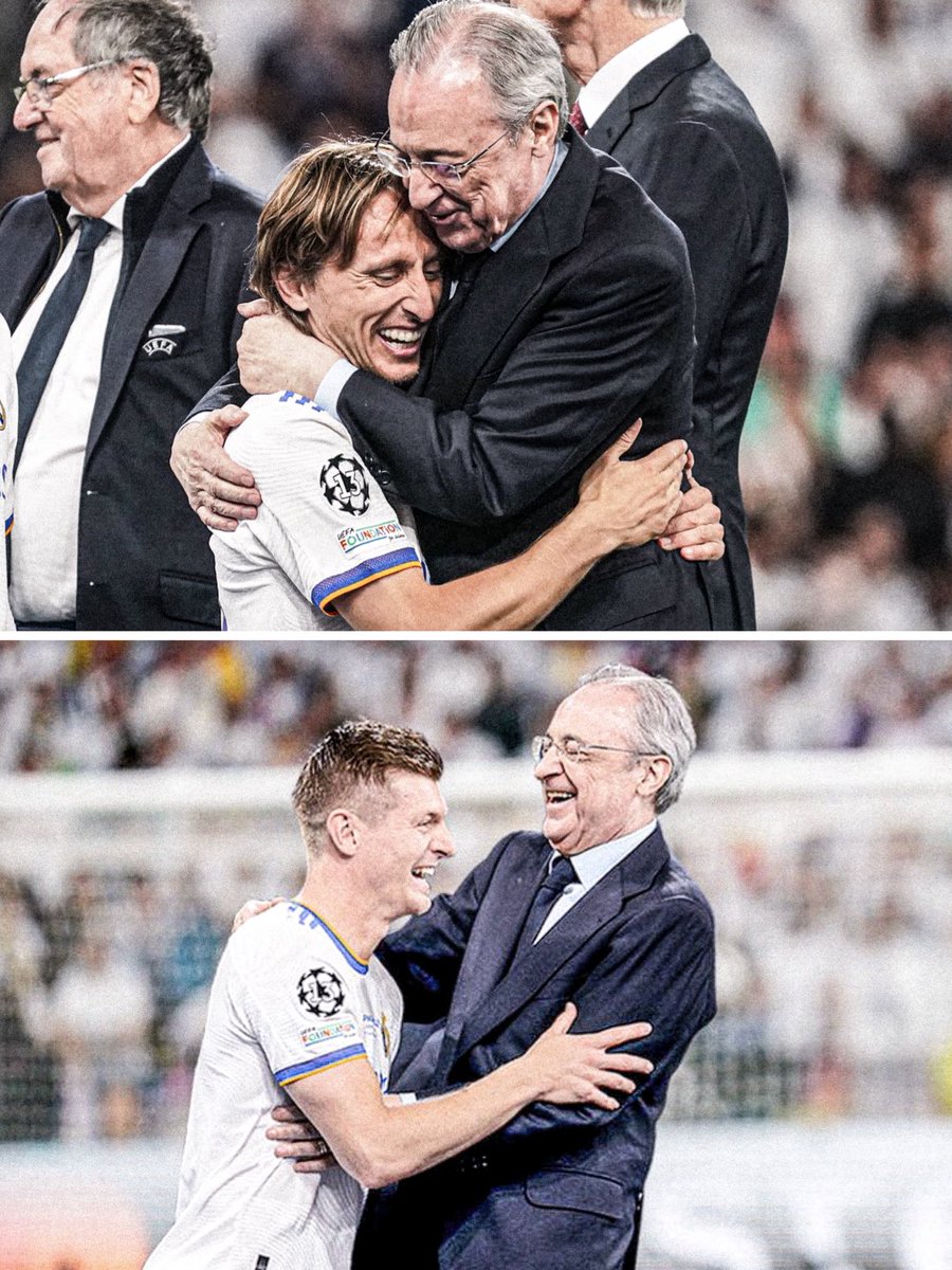 🚨NEW: Florentino Perez had MULTIPLE meetings with Luka Modric and Toni Kroos in the last hours. Conclusion of the meetings:

• Luka Modric has AGREED to a renewal.
• Toni Kroos is on the VERGE of renewing.

@marca ✍️🇭🇷🇩🇪