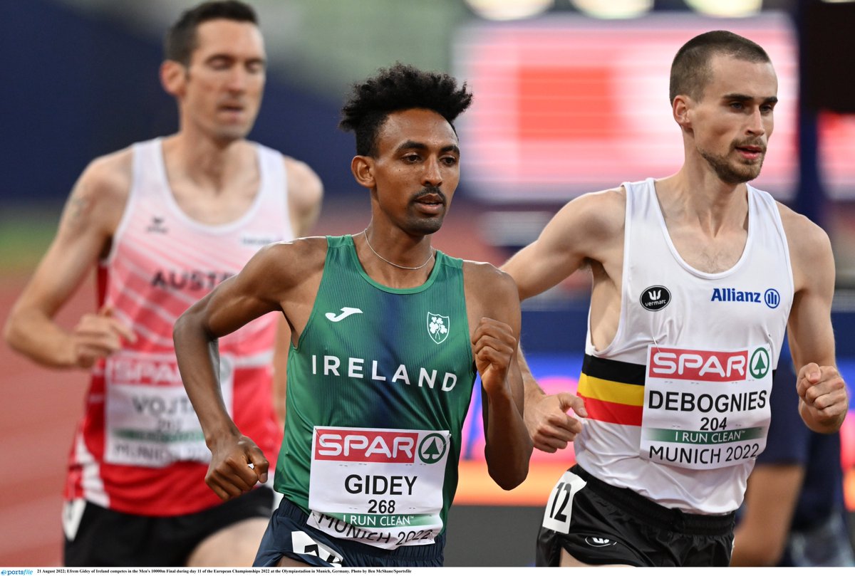 ✨ GIDEY MOVES SECOND ON IRISH ALL-TIME LIST OVER 10,000M ✨ A sensational effort from Efrem Gidey (@ClonliffeHAC) sees the 23-year-old move second on the Irish All-Time List over 10,000m 🤩 Competing at the Night of 10,000m PB's meet in London, Gidey clocked 27:40.00 to finish