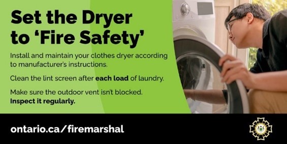 Did you know dryer lint is highly combustible? Prevent a dryer fire in your home by emptying your lint trap after every load! Clean your dryer vent duct every year. #FireSafety doesn’t have to be difficult –small habits that could potentially save your life.