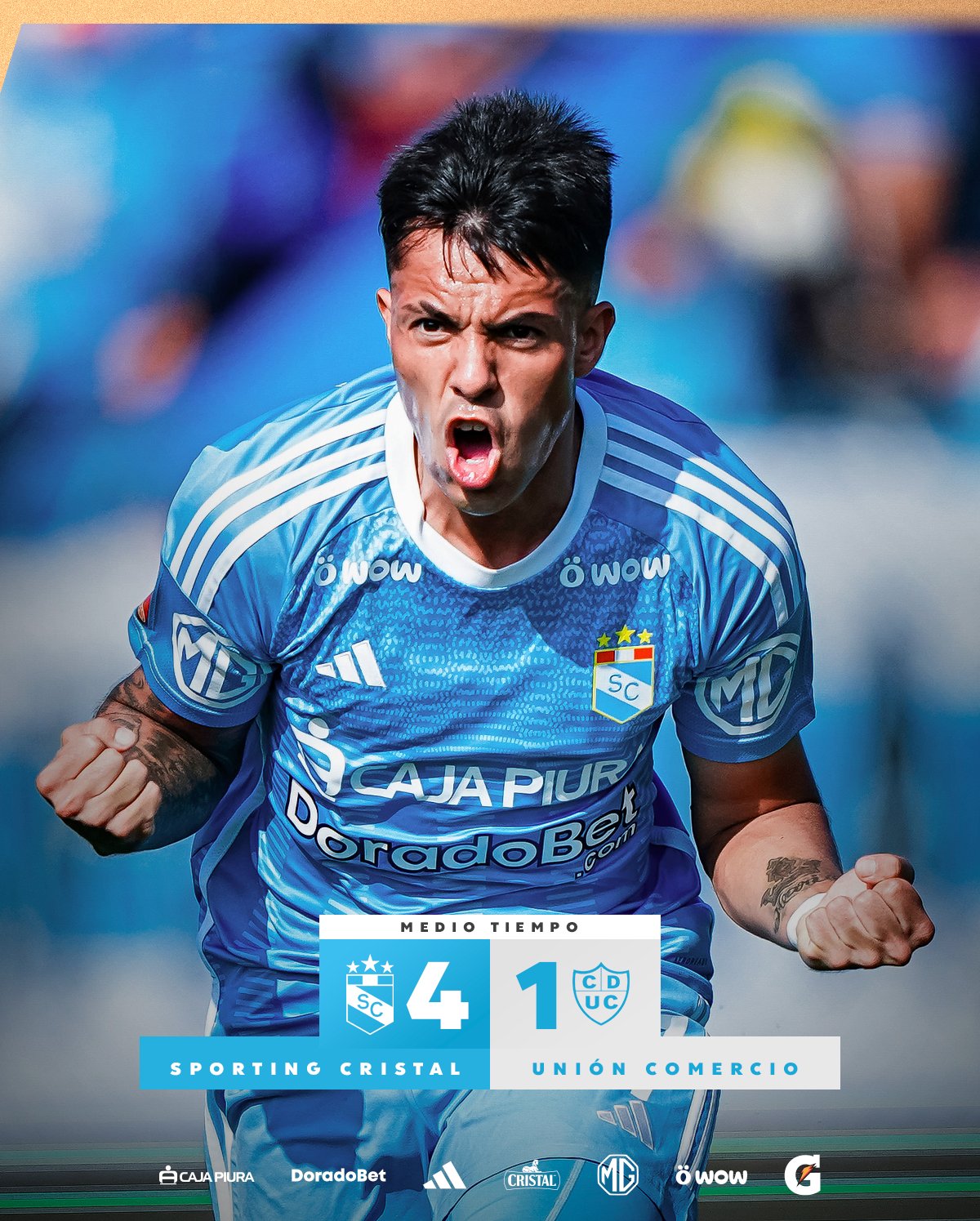 Club Sporting Cristal on X: &ldquo;Final del primer tiempo. ¡Que nada 