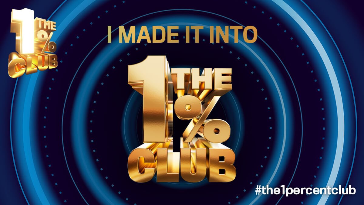 #the1percentclub