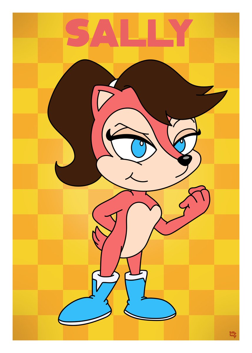 Sonic The Hedgehog Trading Card: Sally     
Comment with who you'd like to see next! #AdventuresOfSonicTheHedgehog #AoStH