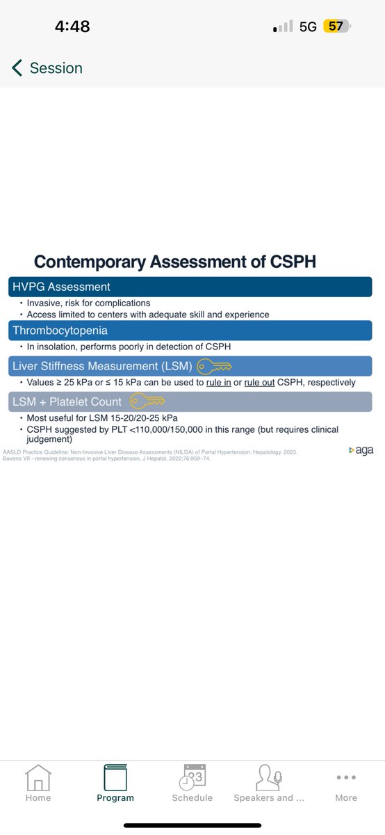 Dr John O'Donohue (@thebottomdoc) on Twitter photo Heather Patton, VA San Diego, CA <a href="/DDWMeeting/">Digestive Disease Week</a>
All patients with compensated cirrhosis should be subclassified as with or without Clinically Significant Portal Hypertension (CSPH)
- and pharmacotherapy used (eg carvedilol) to lower portal pressure
Note NEW terminology! Heather Patton, VA San Diego, CA <a href="/DDWMeeting/">Digestive Disease Week</a>
All patients with compensated cirrhosis should be subclassified as with or without Clinically Significant Portal Hypertension (CSPH)
- and pharmacotherapy used (eg carvedilol) to lower portal pressure
Note NEW terminology!