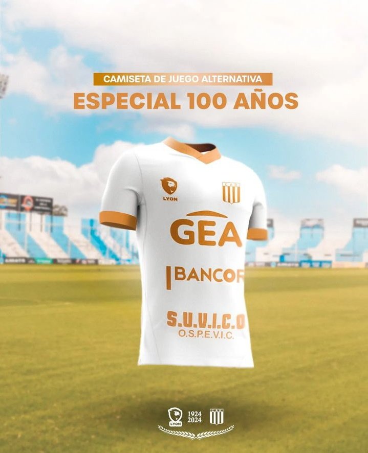 ¡𝙁𝙄𝙉𝘼𝙇𝙈𝙀𝙉𝙏𝙀, 𝙇𝘼 𝘾𝘼𝙈𝙄𝙎𝙀𝙏𝘼 𝘿𝙀𝙇 𝘾𝙀𝙉𝙏𝙀𝙉𝘼𝙍𝙄𝙊! 🇻🇦

🎓 #Racingcba presentó la tercera camiseta de los 100 años, y fue como habíamos dicho hace un tiempo. Blanca y Dorada.

👀 Atentos, queda una camiseta más por presentar...