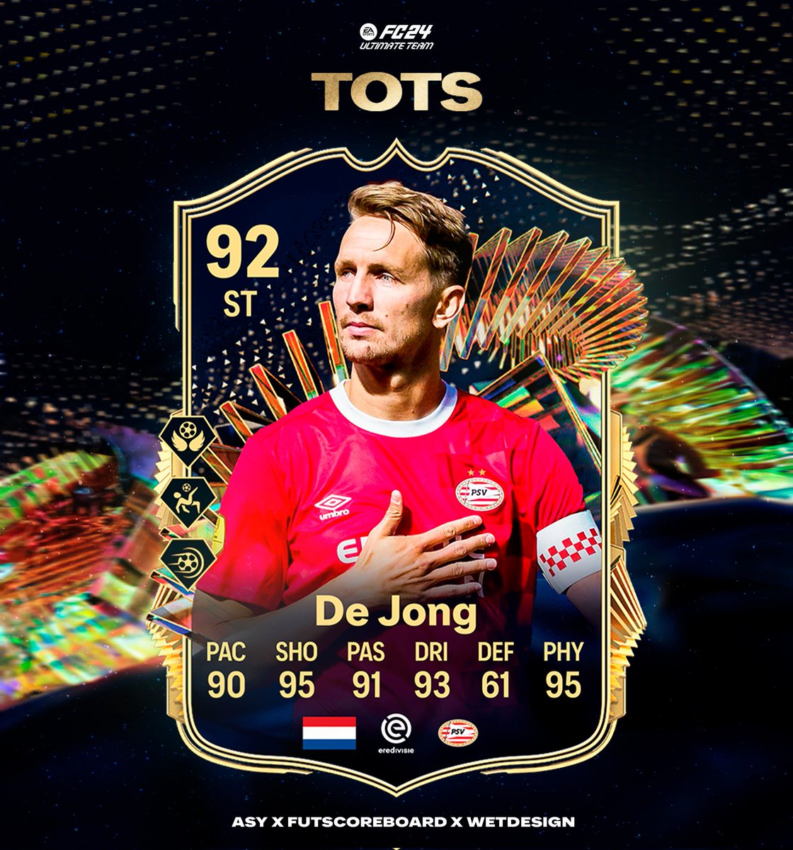 🚨 DE JONG is added to come in TOTS Mixed 4 team 🔥 Official Playstyles & Stats ✅️ Follow @AsyFutTrader, @Fut_scoreboard & @WetDesignFUT for more! 🤝