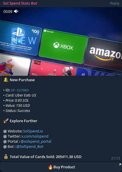 SolSpend tweet media
