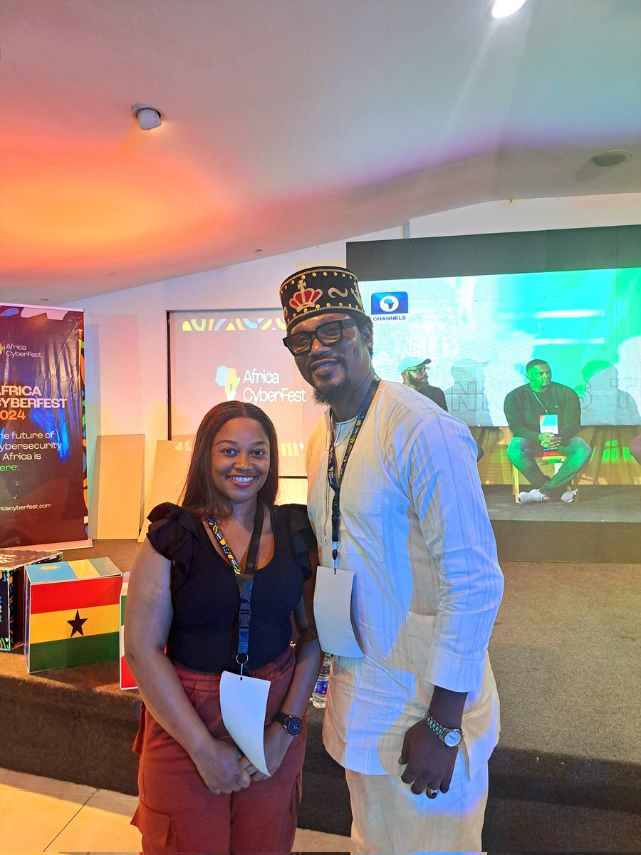 It was so amazing to learn from one of the greatest cyber security mentors at the African cyberfest. <a href="/CyberSecFalcon/">Mr. Patrick Essien</a> thank you for your time.
#Africacyberfest