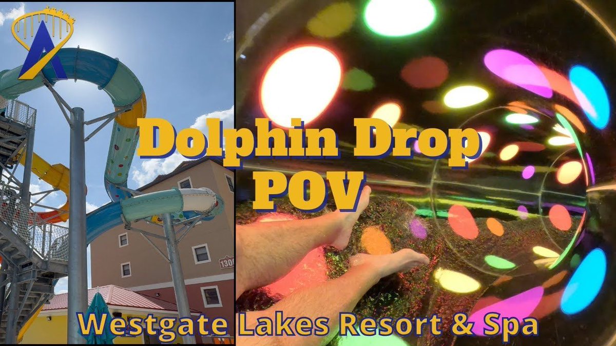 POV: Dolphin Drop Water Slide at Treasure Cover Water Park at Westgate Lakes Resort buff.ly/3yxmJxe