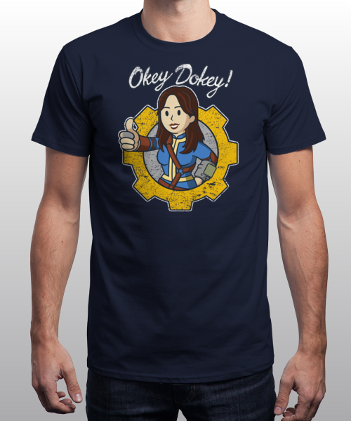 'Vault girl' is today's tee on qwertee.com RePost for a chance at a FREE TEE!