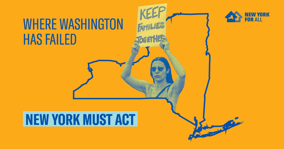 With the 2024 presidential election looming, the time is NOW for NY to step up and enact strong protections to keep families together. 🗣️TELL LAWMAKERS: With only weeks left of the legislative session, we must pass #NY4All NOW to protect our communities. nyic.me/NY4All