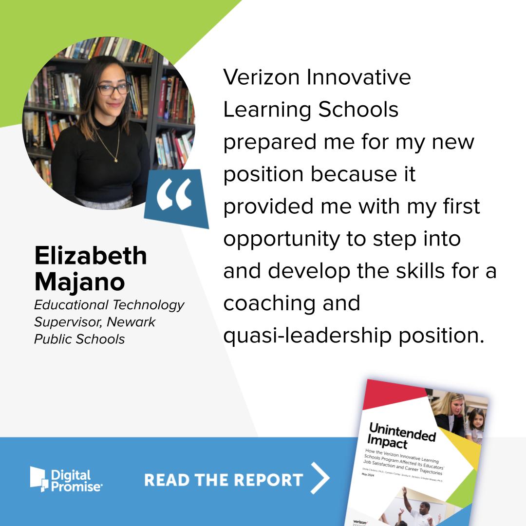 More than half of surveyed teachers and coaches from @JCPSKY and @MDCPS agree that their career advancement opportunities have been enhanced by the #VerizonInnovativeLearning Schools program. Find out how in our new white paper: bit.ly/3UGzJbl #dpvils