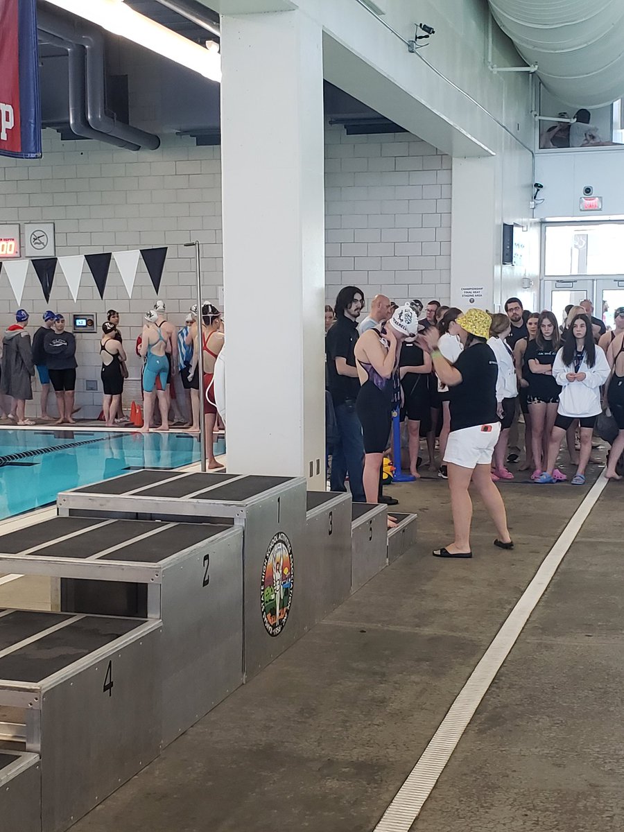 Bree placed 7th at state in the 500. #bullpupnation