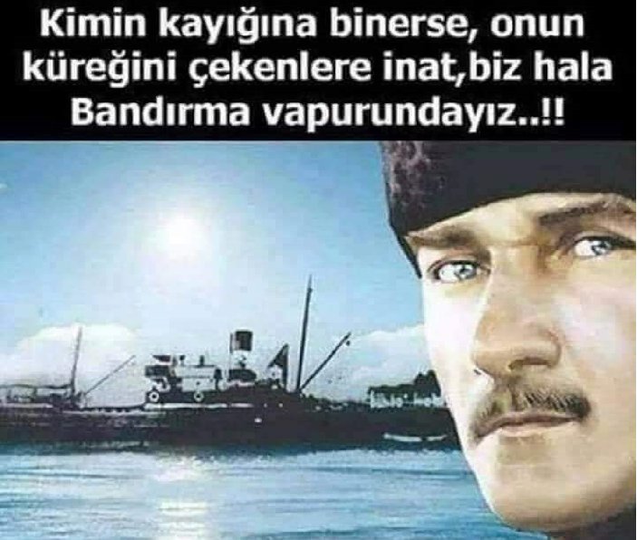 Biz Atatürk'ün yolunu en güvenli yol gördük ve ona bindik Biliyorduk ki Sonsuza kadar güven içinde yaşayacaktık Atatürk yanılmadı Ona inanan halkı da özgürlüğü onla buldu Minnettarız Atam