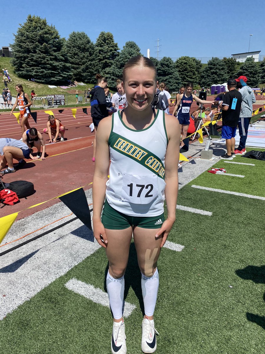 2024 State Champion 🚨 Class C Girls Triple Jump: Alyssa Onnen, Kearney Catholic Second gold medal for the sophomore after winning pole vault Friday 🥇 #nebpreps