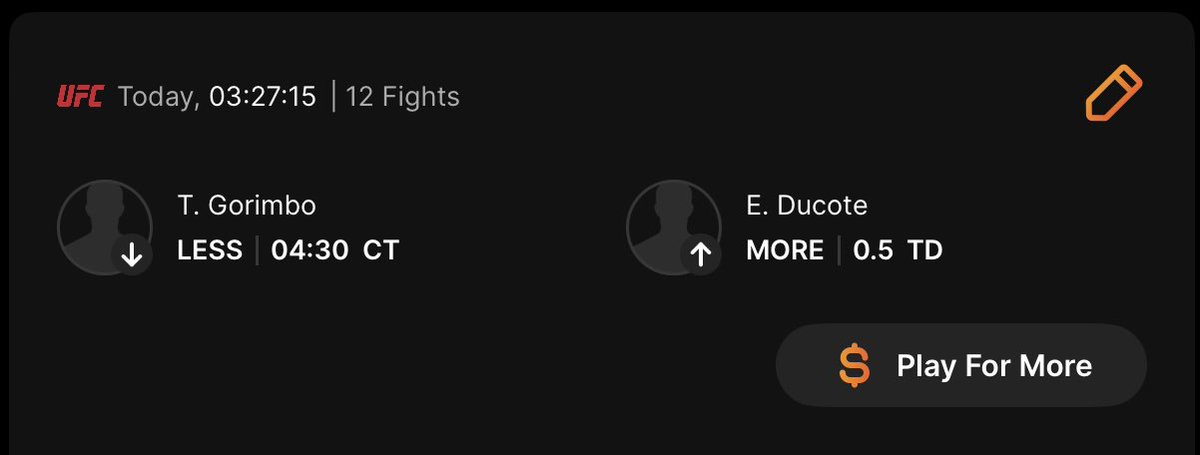 We been killin this app so without further ado let me introduce you to the #UFCVegas92 #Draftkings PICK 6 2-MAN

Good luck everybody 🍀

Will be placing & posting my sportsbook plays soon…☕️