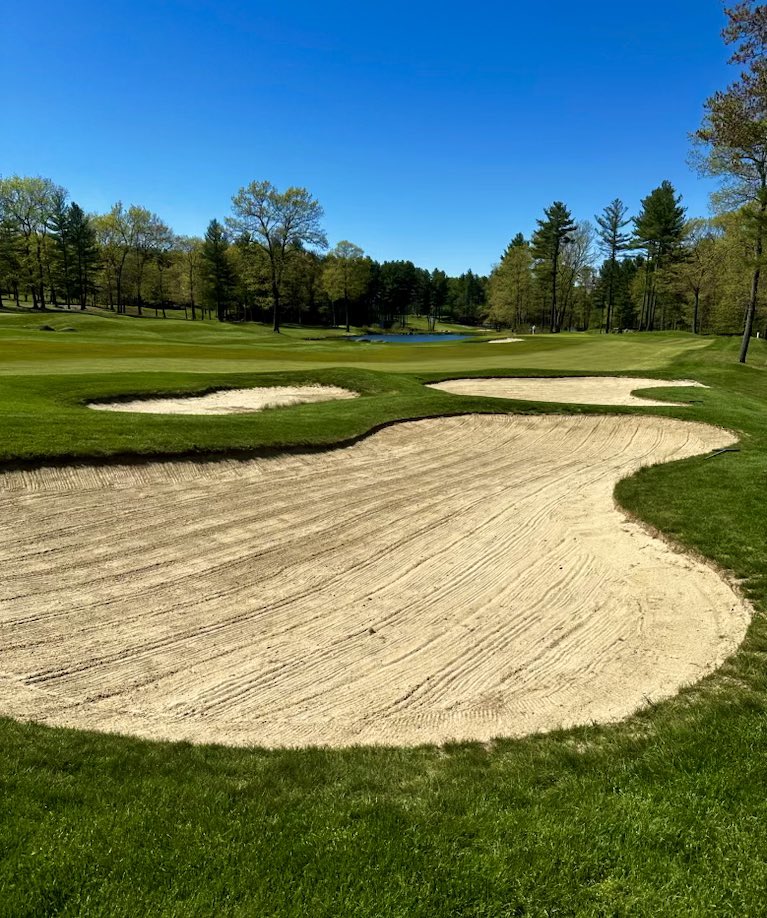 Course wide bunker renovations complete, and the course looks as good as it ever has.