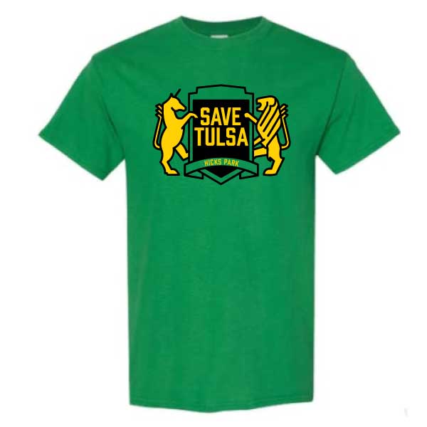 To support our friends @TTownSoccer as they deal with the Mr. Rooney-esque antics of @NPSLSoccer, we're launching the Save Tulsa Tee. All proceeds go to the A's legal fund. Pre-order now: tinyurl.com/mseb6nhc