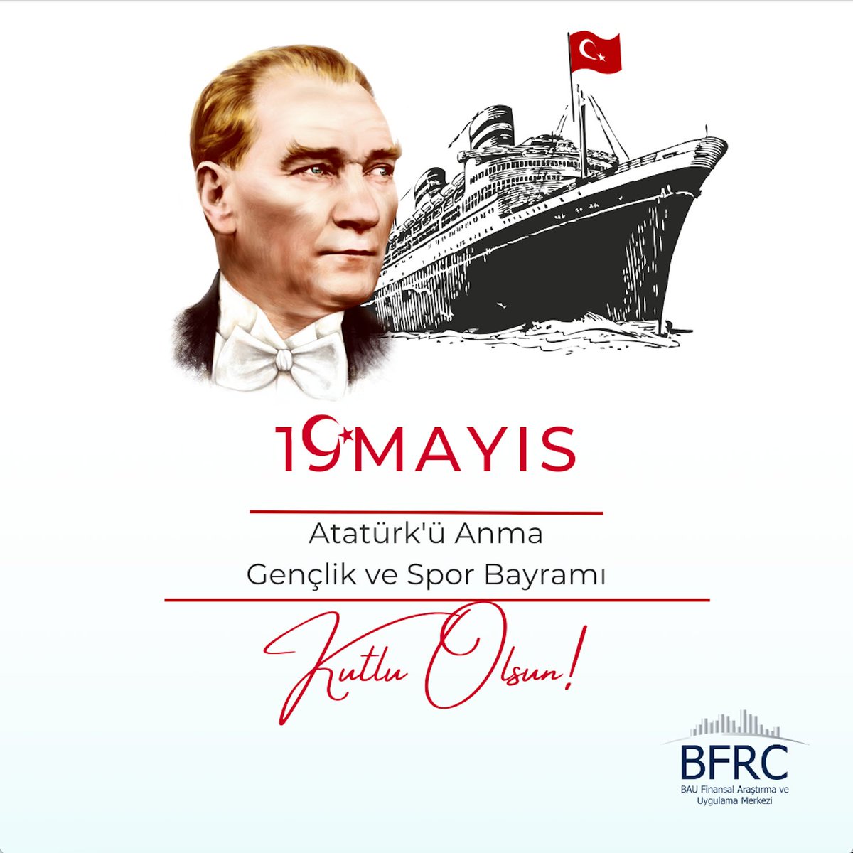 🇹🇷 19 Mayıs Atatürk'ü Anma Gençlik ve Spor Bayramı'mız Kutlu Olsun!
