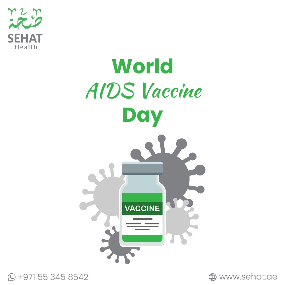 Today, we honor the dedication of those working tirelessly towards an HIV vaccine. Their efforts bring us closer to ending #AIDS.

Join us in spreading hope & raising #aidsawareness

#WorldAIDSVaccineDay #EndAIDS #findcure #diseases #dubaihealthcare #vaccine