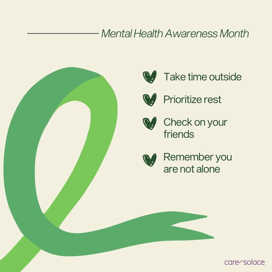 Student athletes need to be mentally healthy as well as physically healthy. MAY IS MENTAL HEALTH AWARENESS MONTH

Be connected to a mental health care provider, contact Care Solace, a free and confidential MH care coordination service provided by EYSD (caresolace.com/eysd)