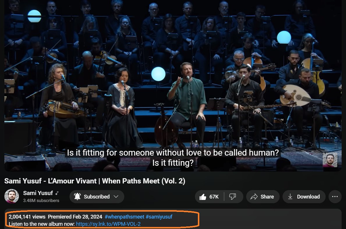 Maluangels's tweet photo. 🎶Living Love🎶#LAmourVivant A fascinating, masterful Celestial musical art, otherworldly treasure Over #2MViews on YouTube. Congrats💐@SamiYusuf Captivated by the ethereal beauty, the most precious Divine love, resonates in my soul, touches my heart🤲🏽(https://t.co/KYJML3vKOn) https://t.co/Qg403g3Krc
