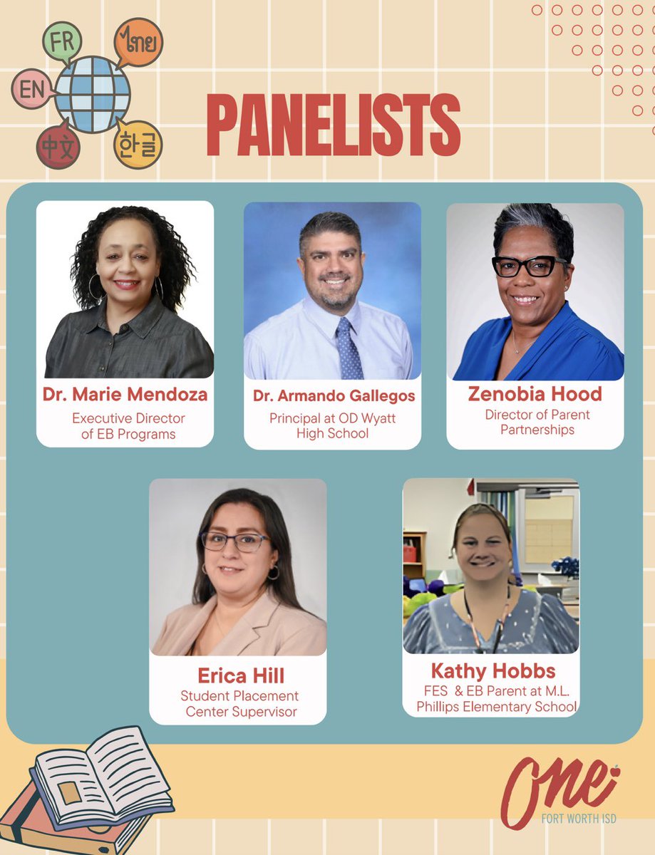 Today I had the honor to be a panelist at the @FortWorthISD @FWISD_EBN3 inaugural Emergent Bilingual Family Engagement Literacy Conference @AGallegosEdD @ChrisjBarksdale @CharlieGarciaFW @amramsey13