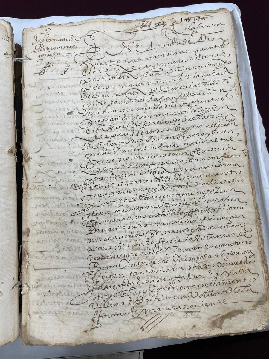 enelpaisdlpisco's tweet image. Archivo de La Nacion discovers the oldest document of #pisco 1583-1587

A
"Cristobal Martin Escacena, undertook to pay Enrique Figueroa, 300 jars of "aguapie" for the first harvest of 1584, which would be delivered at the foot of the winepress..." 
enelpaisdelpisco.blogspot.com/2024/05/archiv…
#peru