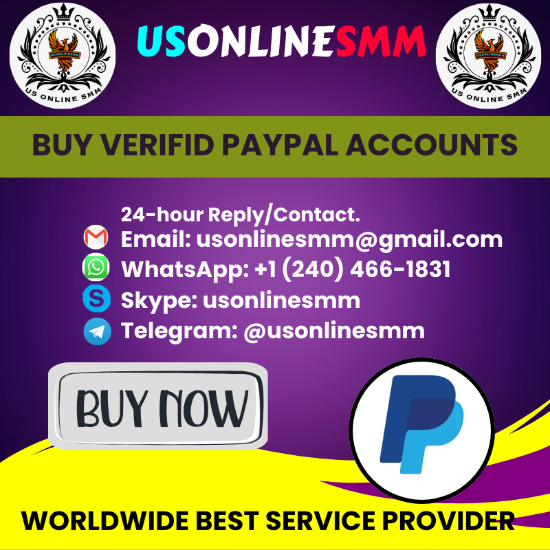Buy Verified Paypal Accounts
  24-hour Reply/Contact.
Email: usonlinesmm@gmail.com
Whats nambar: +1 (240) 466-1831
Skype: usonlinesmm
Telegram: <a href="/usonlinesmm/">Danyka Sevigny</a>
 usonlinesmm.vercel.app/products/buy-v…

#NoahWaterman
#Percy
#ChrisCornell
#Ferrari
#ChampionshipSaturday
#Sainz
#EmmaStone
#Zoes