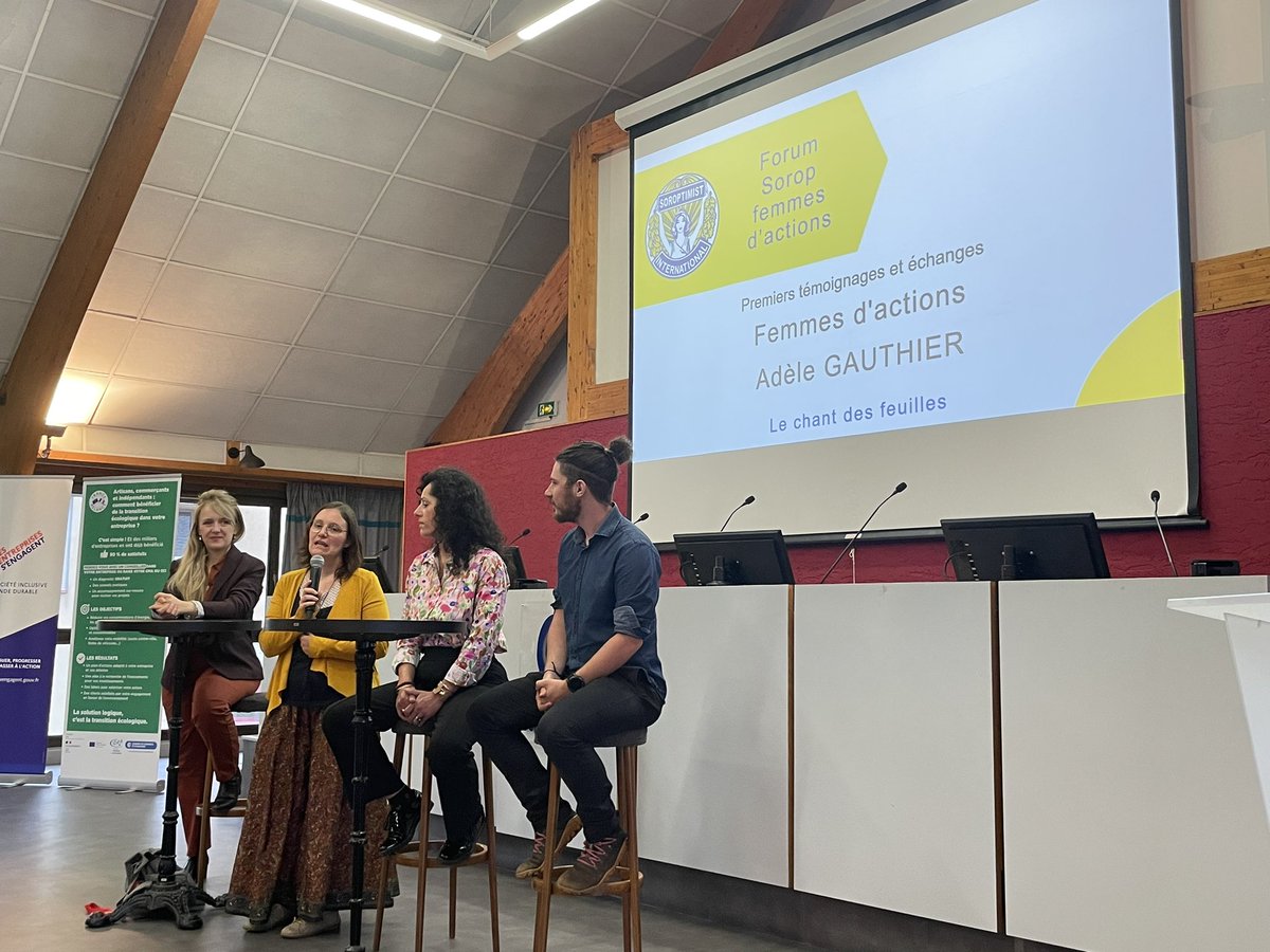 La salon #femmesdactions a réuni auj. à <a href="/CCIEntreprendre/">CCI Entreprendre</a> Cantal des entrepreneuses, des porteuses de projets et des structures accompagnantes <a href="/landestini/">Landestini, La terre est notre destin.</a> <a href="/CreditAgricole/">Crédit Agricole</a> <a href="/SoroptimistF/">Soroptimist International France</a>. 
Une action qui concourt à la dynamique du plan national #toutesettousegaux <a href="/Elisabeth_Borne/">Élisabeth BORNE</a>