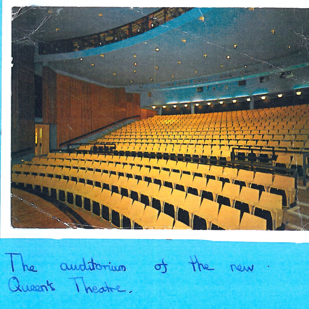 QueensTheatreH's tweet photo. Have you ever seen these photos of our beloved theatre when it was first being built on its very own site, back in the 1970s? 

We've had almost 50 years in this home...and we can't wait for the next 50 🫶🧡 #LocalAndCommunityHistoryMonth #QTHHistory https://t.co/Vtdd7o6Pcr