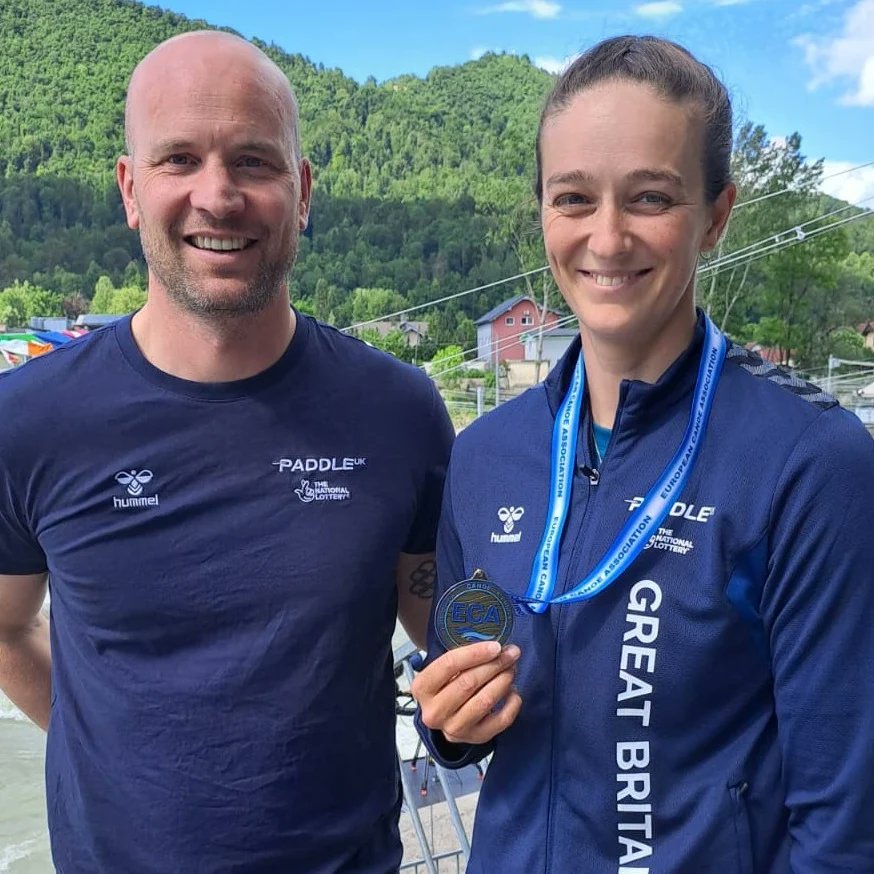 Mallory Franklin picks up K1 🥉 at the @CanoeEurope slalom championships - read more here paddleuk.org.uk/european-bronz…