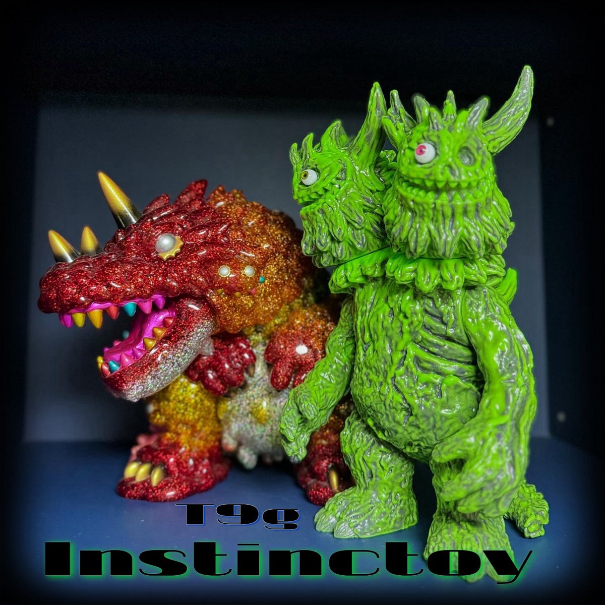 Songorr2's tweet photo. 🔥☠️ RangeasDouble & Vincent 🦖⚡️
#大久保博人 #INSTINCTOY #本田篤志 #t9g_limited #TakujiHonda #インスティンクトイ #dinosaur #kaiju #ソフビ #rangeasdouble #rangeas #t9g #dragon #xt9g #designtoys #popmart #songorrstyle @xT9Gx @INSTINCTOY @POPMARTGlobal https://t.co/667s9V2g36