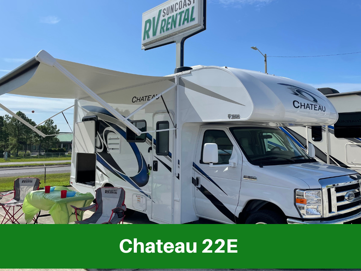 Check out our BRAND NEW 2023 Thor Chateau 22E! This baby is gorgeous and ready to rent! bit.ly/3Ab8ewe #rvrental #newrv