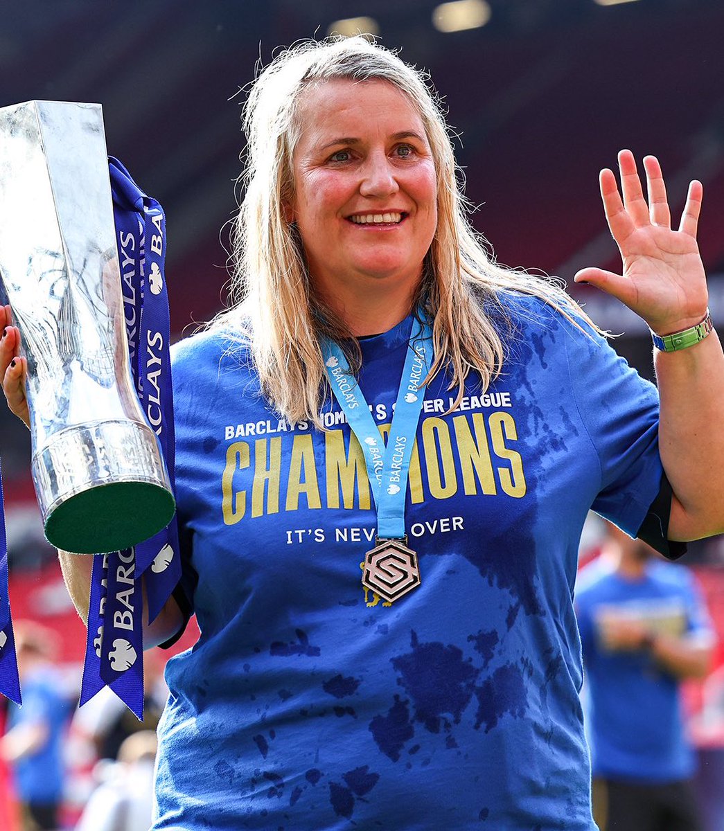 15 major trophies in 12 years. Thank you, Emma Hayes. 💙