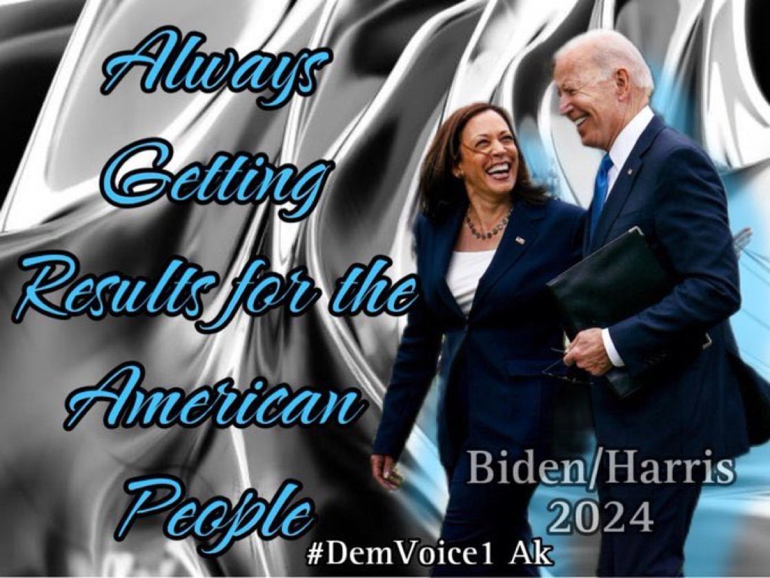 Always. We are experiencing a truly historic presidency. Re-elect Biden/Harris. #BidenBoom #USDemocracy #DemVoice1