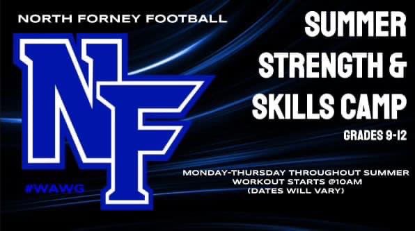 NF_FB_Boosters's tweet photo. Are you ready to be a part of the Falcon Nation?  Check out the parent meeting &amp; camps coming this summer as part of the NFHS Athletic Program! https://t.co/peTN2SBGzy