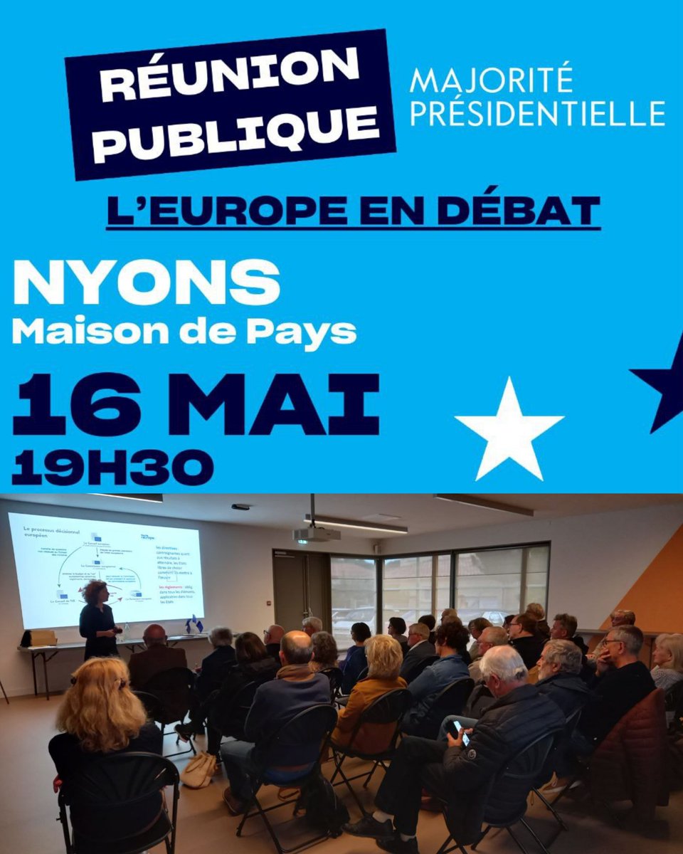 A votre rencontre : Nos militants pleinement mobilisés pour échanger avec vous  #drome

Pour un avenir européen plus que jamais le 9 juin : 1 seul jour 1 seul tour 🇫🇷 🇪🇺

@BesoindEurope <a href="/ValerieHayer/">Valérie Hayer</a>