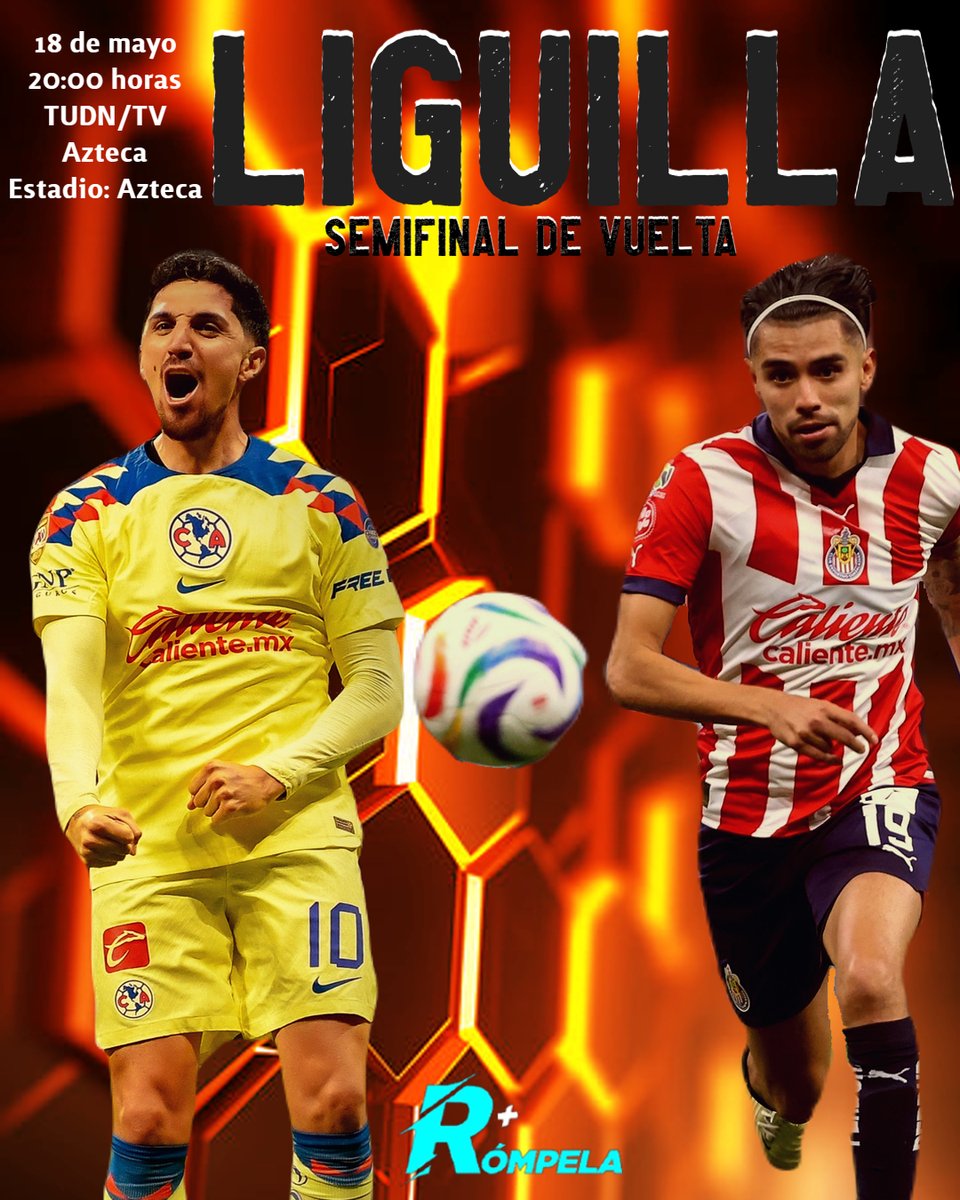 rompela_mas's tweet photo. Hoy conoceremos al primer finalista #ClubAmerica vs #Chivas #ClasicoNacional #Clausura2024 #LigaMX https://t.co/uGnoWCeKkG