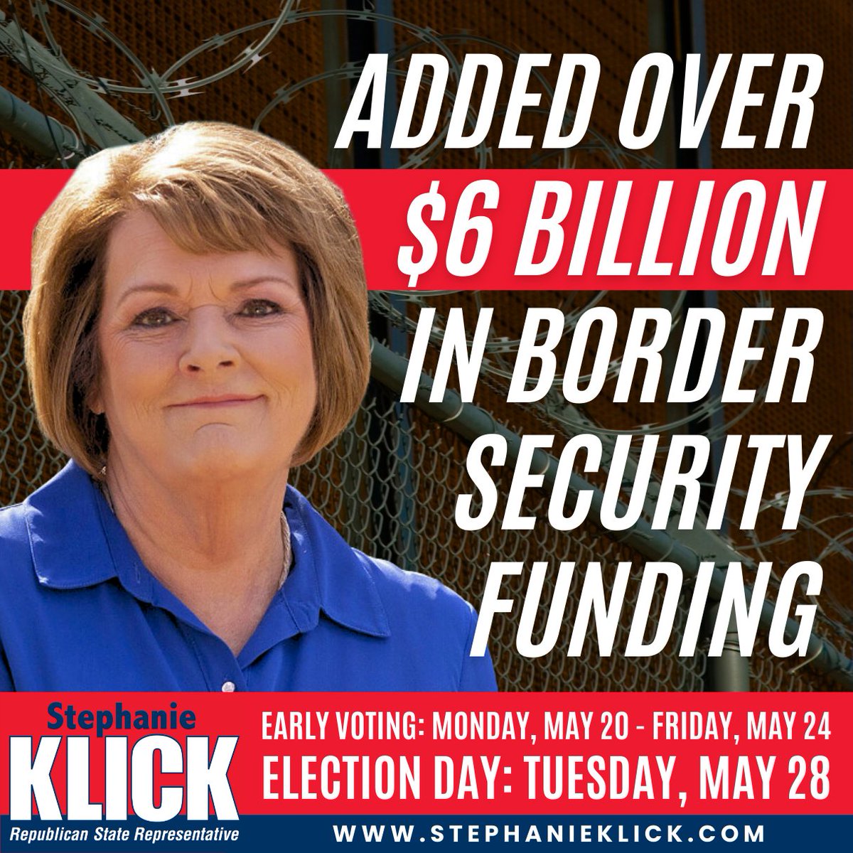 Joe Biden's reckless open-border policies threaten our nation. That's why I took decisive action in the Texas House, passing historic border security funding totaling over $6 BILLION. I will always fight and defend our southern border. #txlege