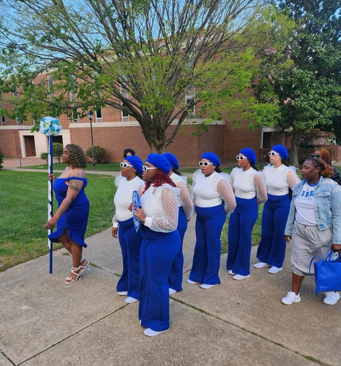 💙🤍 Show some love to the new Spring 2024 line of Zetas at Virginia Union University! Introducing Spring 2024: Back to BiZness @nu_zetas