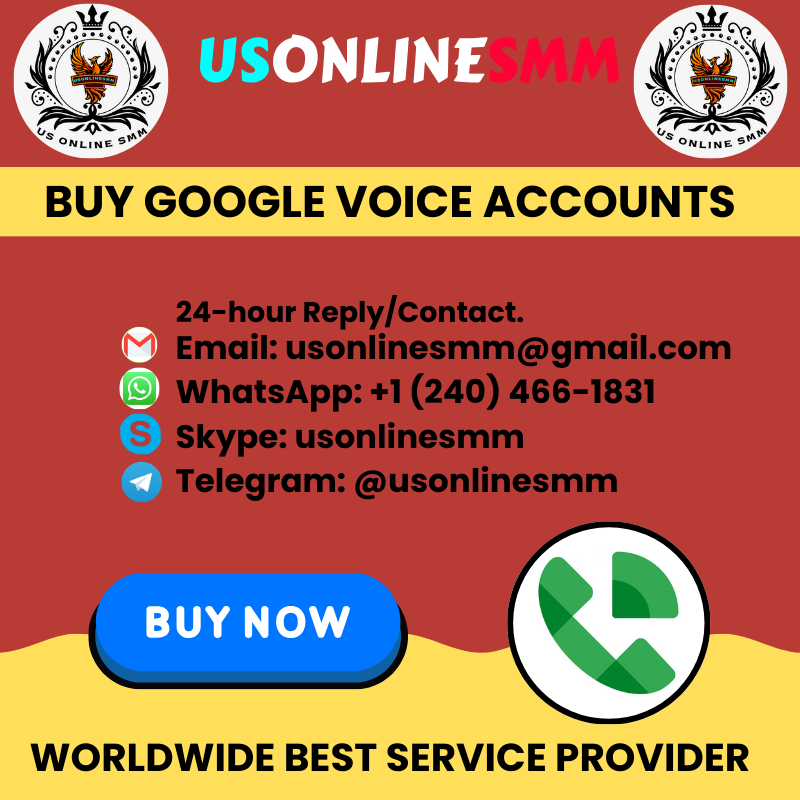 Buy Google Voice Accounts
24-hour Reply/Contact.
Email: usonlinesmm@gmail.com
Whats nambar: +1 (240) 466-1831
Skype: usonlinesmm
Telegram: <a href="/usonlinesmm/">Danyka Sevigny</a>
usonlinesmm.vercel.app/products/buy-g…

#Oscar
#EliteStatus
#RedBull
#King'sGambit
#Brighton
#McLaren
#Russo
#Audience
#Inspiral
#HARvBRI