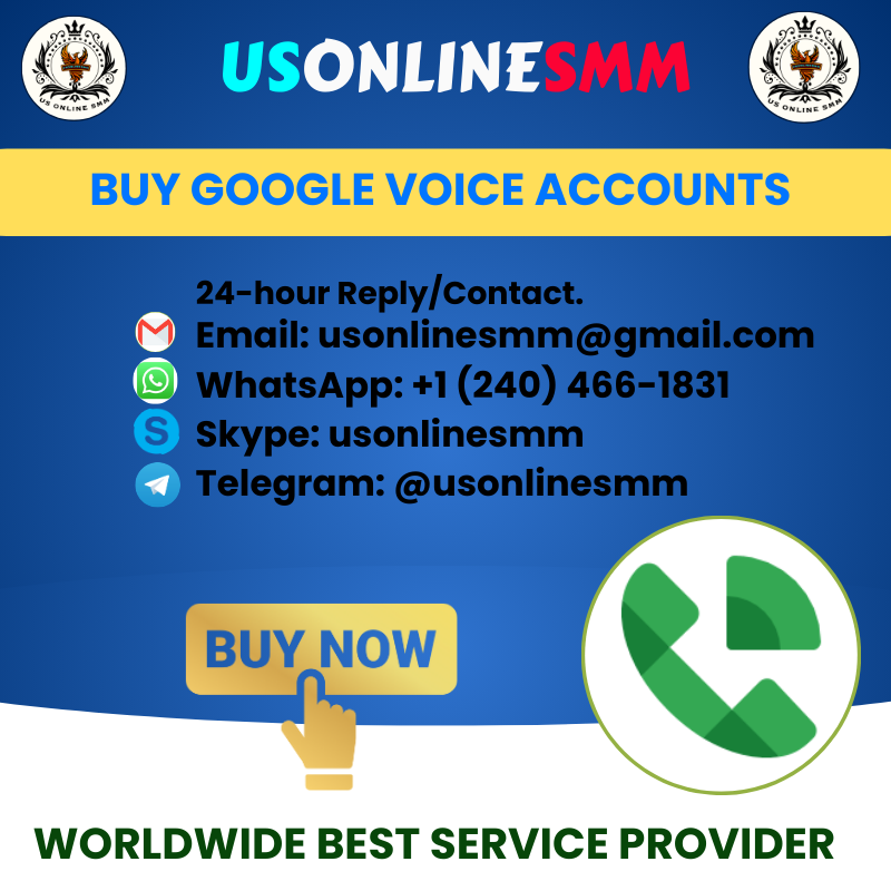 Buy Google Voice Accounts
24-hour Reply/Contact.
Email: usonlinesmm@gmail.com
Whats nambar: +1 (240) 466-1831
Skype: usonlinesmm
Telegram: <a href="/usonlinesmm/">Danyka Sevigny</a>
usonlinesmm.vercel.app/products/buy-g…

#telegraph
#NationalTrust
#Proms
#DeZerbi
#Perez
#Brighton
#Ramirez
#Santa
#Yuki
#Foden
#JoeHart