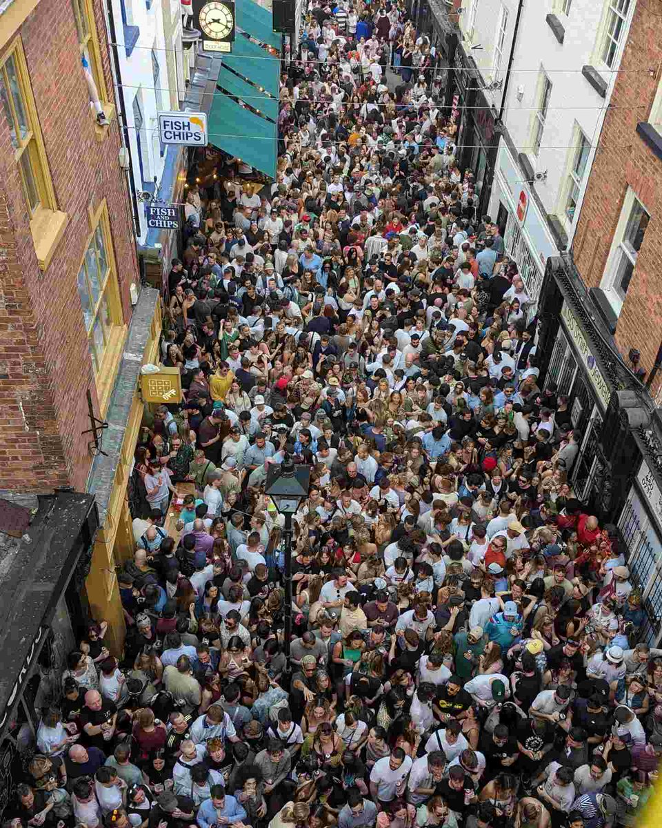 Apparently there was a street party in Stockport last Saturday.