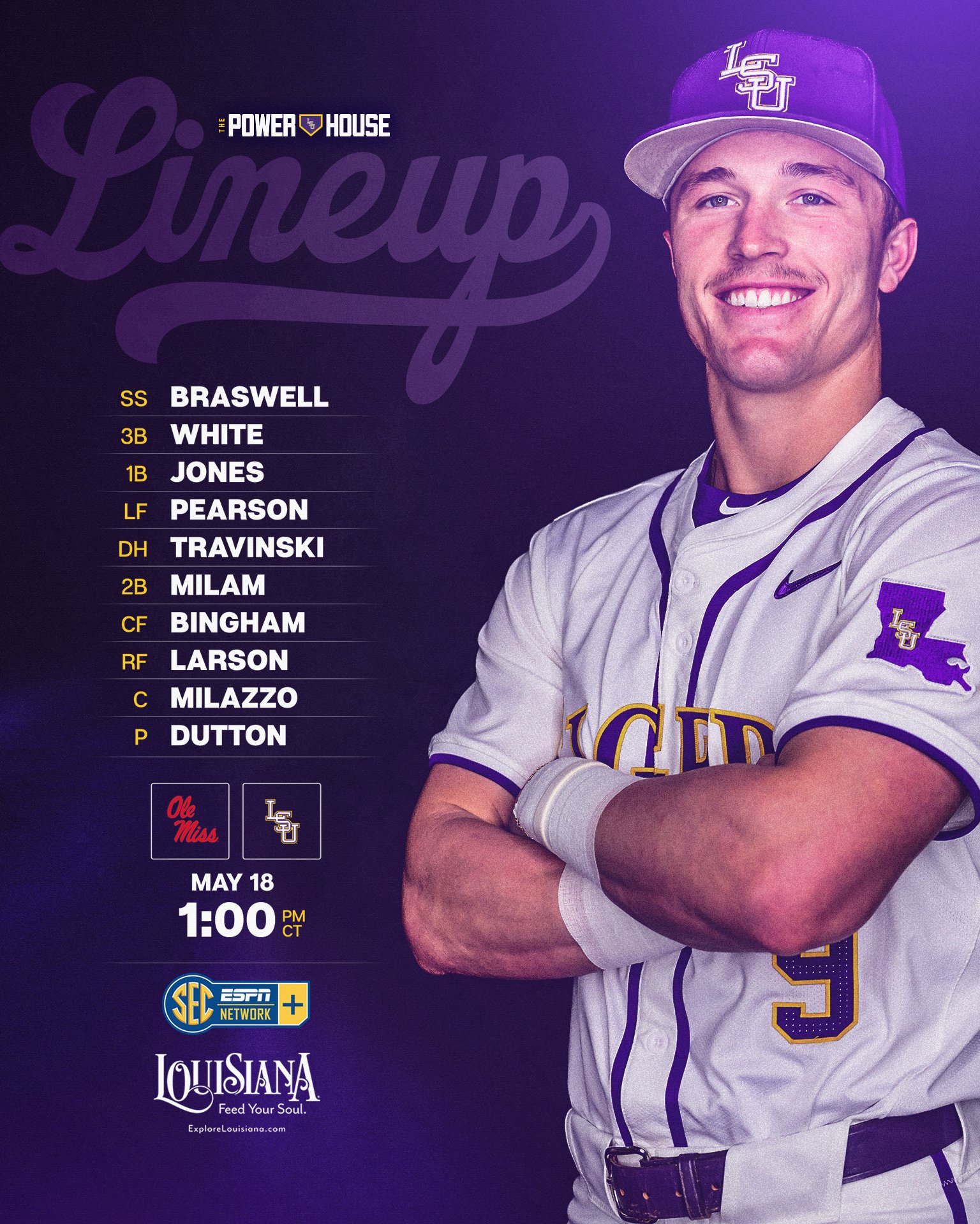 Ole Miss 3 @ LSU 9 Final - SECN+ | Tiger Rant