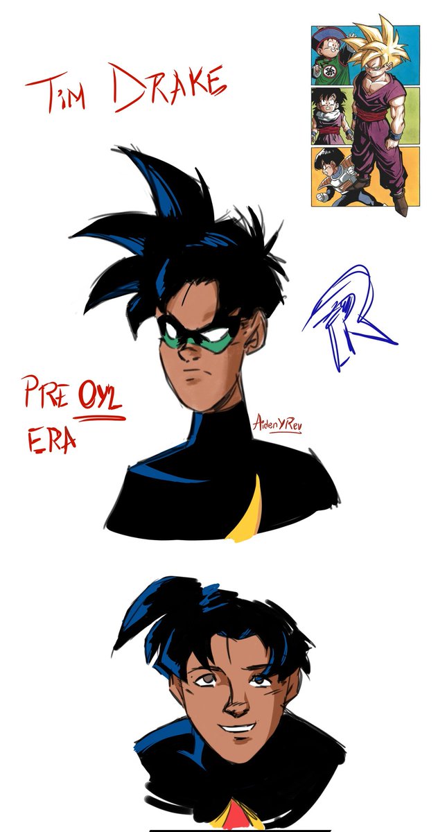 I believe in Tim with Gohan's hair supremacy

#timdrake #dccomics