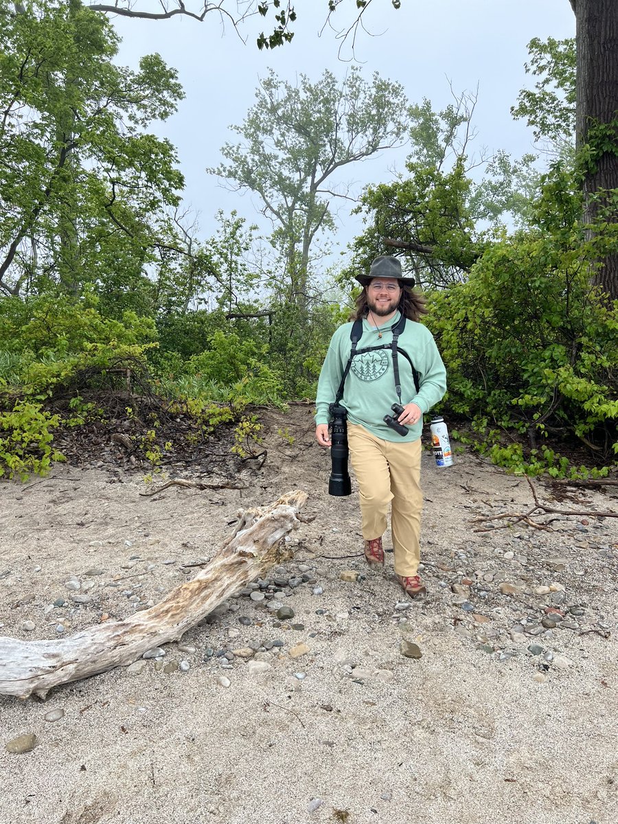 This is me leaving the best warbler spot I’ve ever seen. Less than a week in Point Pelee and Pelee Island brought me 17 lifers including 8 new warblers!! Can’t wait to look through my pictures, truly an unbelievable time.