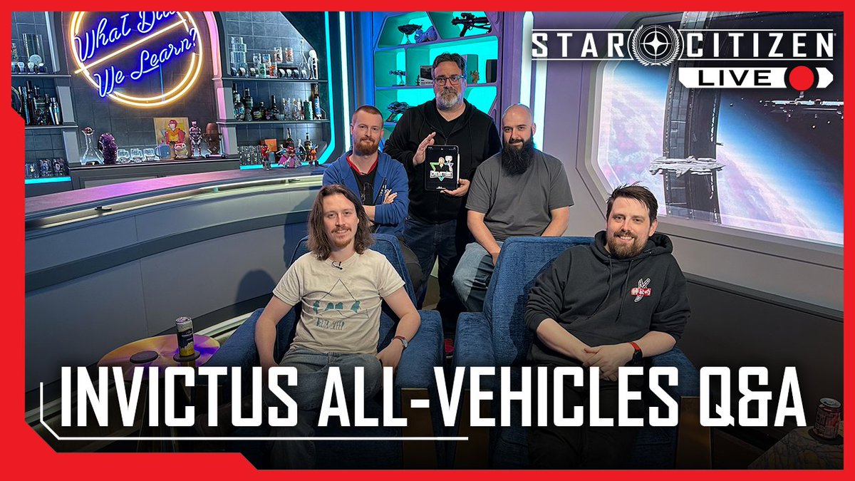It's the Invictus All-Vehicles Q&A. Get in here to get the inside scoop directly from the vehicle teams, which includes a wide range of topics such as how vehicles are made, current priorities, status updates, and more! Watch it Now: youtu.be/71uiBVajvFE